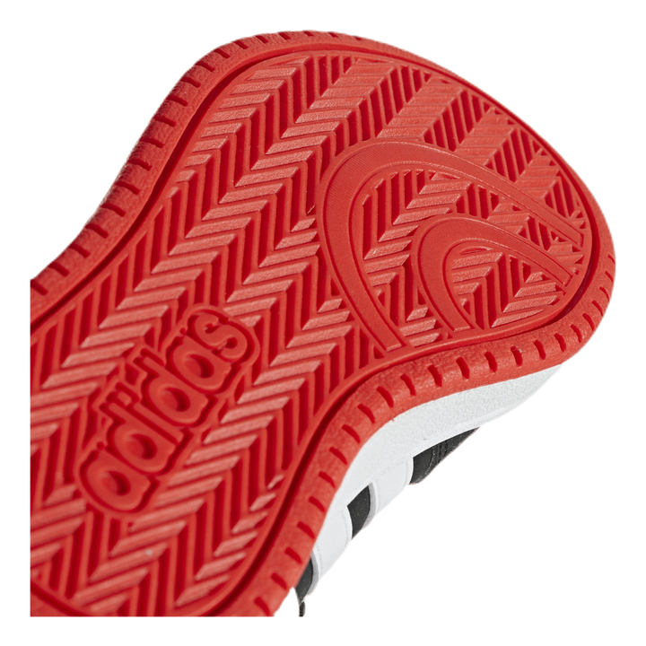 Hoops 2.0 Shoes Core Black / Cloud White / Hi-Res Red