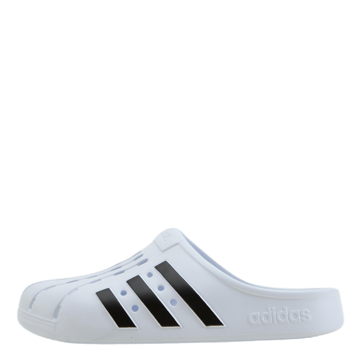 Adilette Clogs Cloud White / Core Black / Cloud White