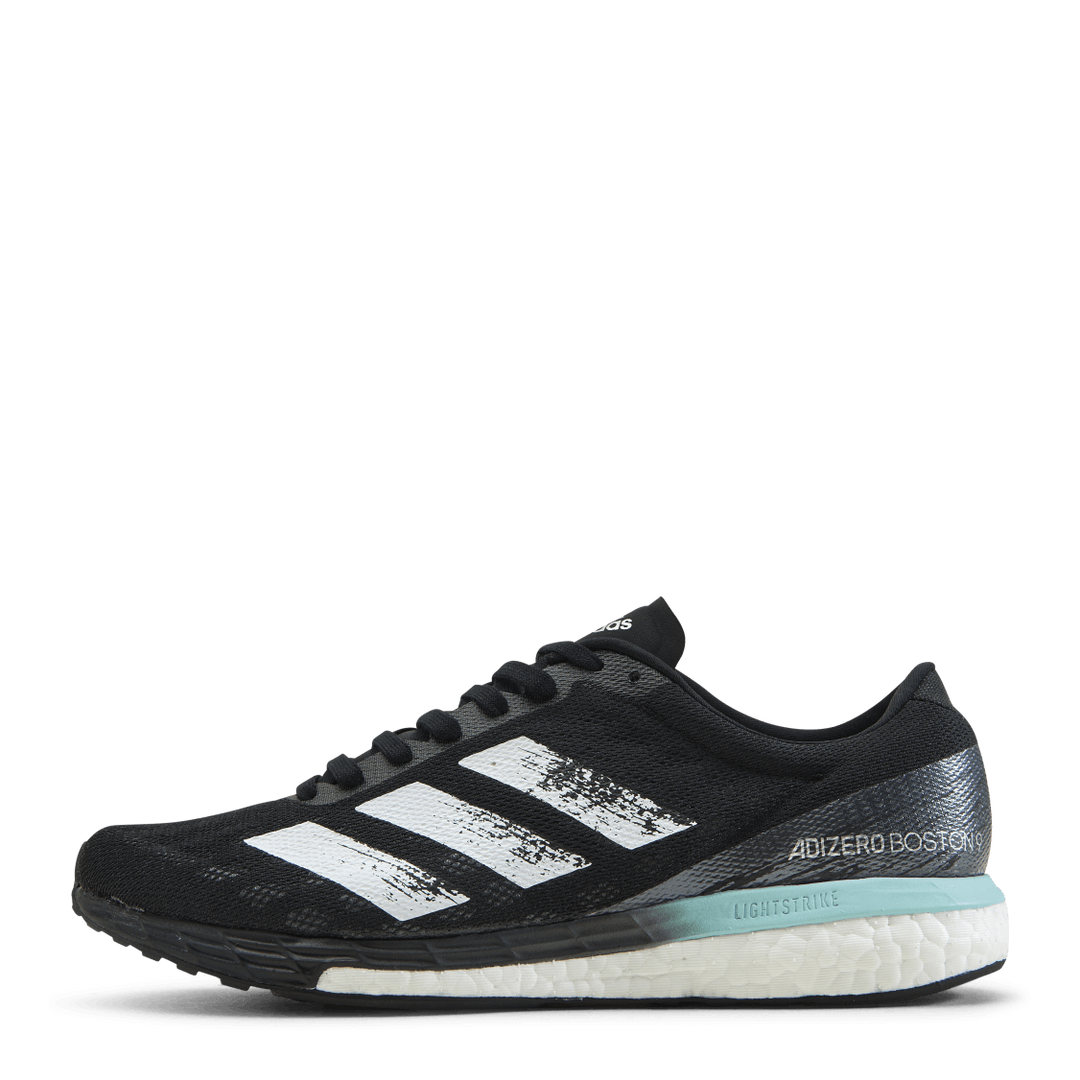 Adizero Boston 9 Shoes Core Black / Cloud White / Clear Aqua