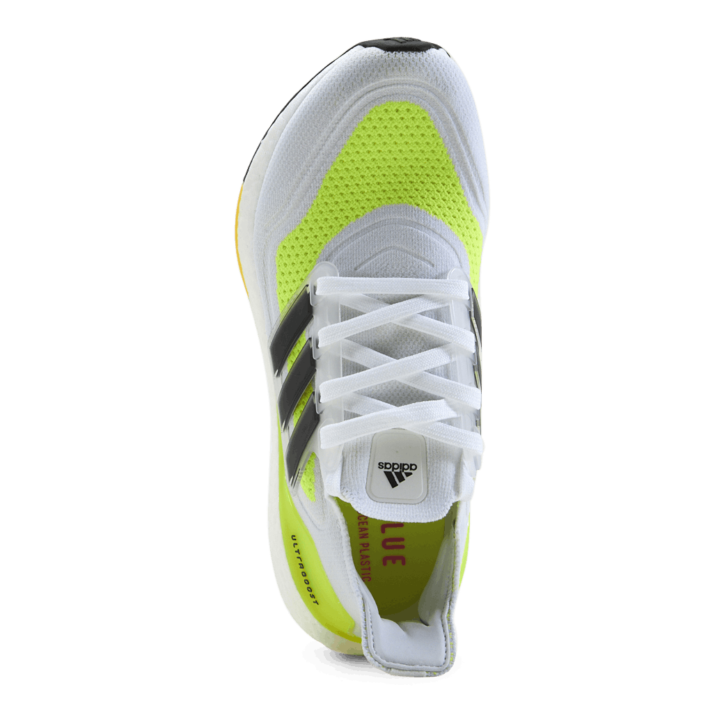 Ultraboost 21 Shoes Cloud White / Core Black / Solar Yellow