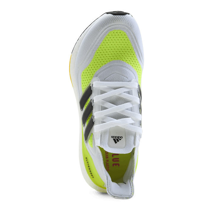 Ultraboost 21 Shoes Cloud White / Core Black / Solar Yellow