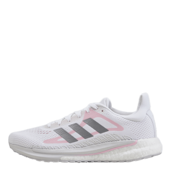 adidas SolarGlide Shoes Cloud White Silver Metallic Fresh Candy Heppo