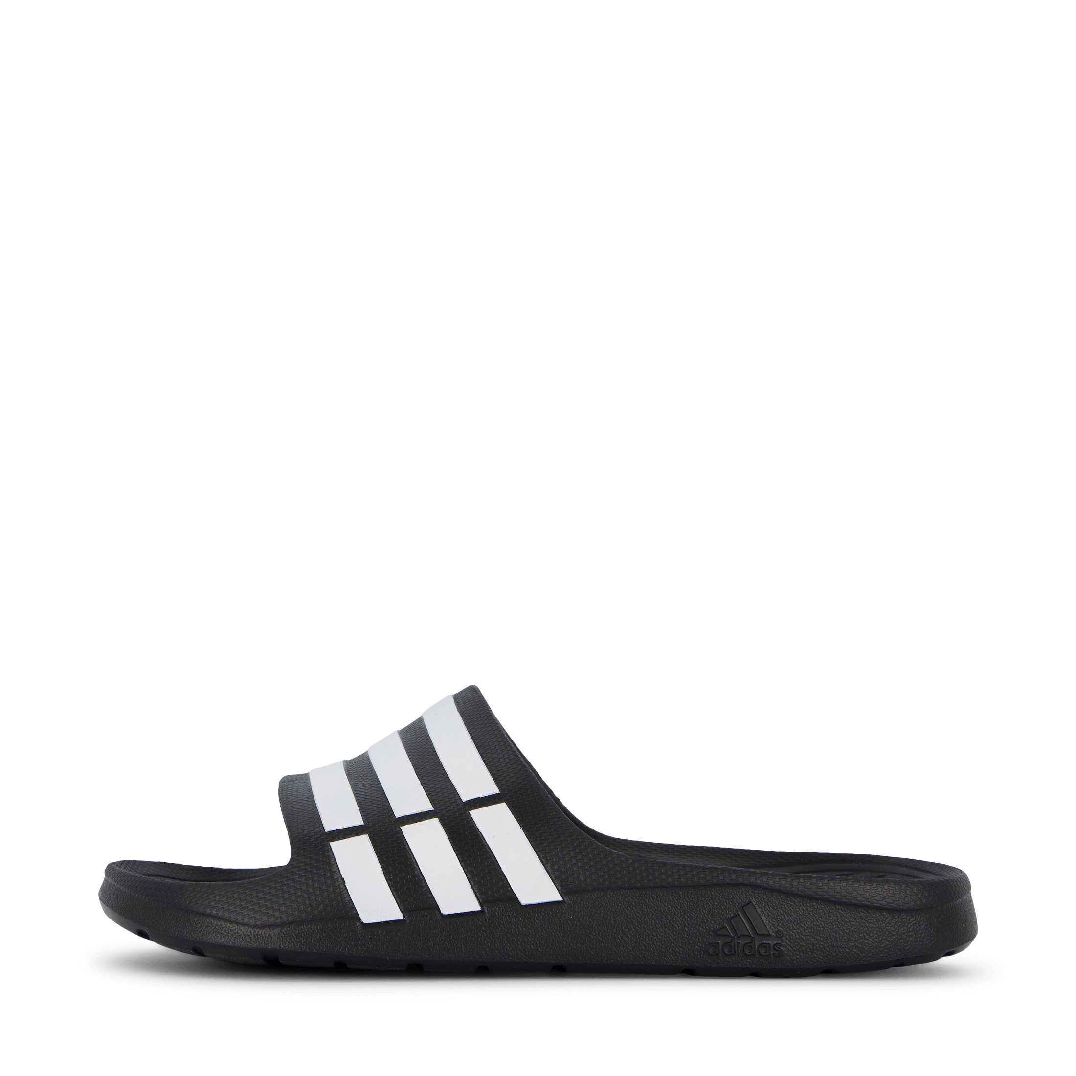 adidas Duramo Slides Core Black White Core Black Heppo