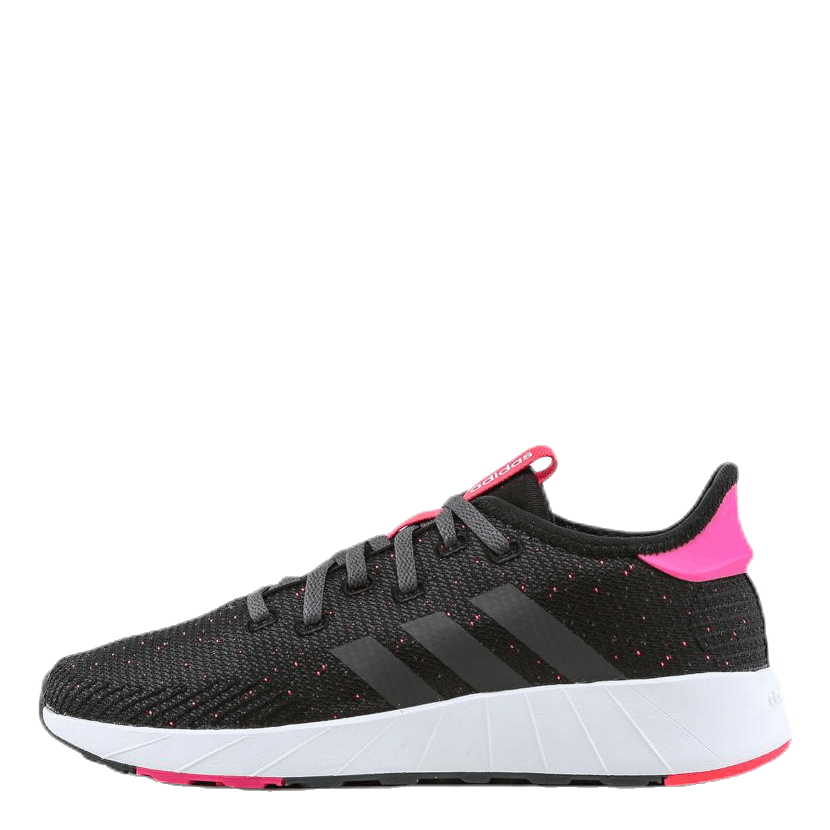 adidas Questar X BYD Shoes Core Black Grey Six Shock Pink Heppo