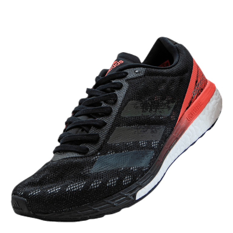 Adizero Boston 9 Shoes Core Black / Core Black / Signal Pink / Coral