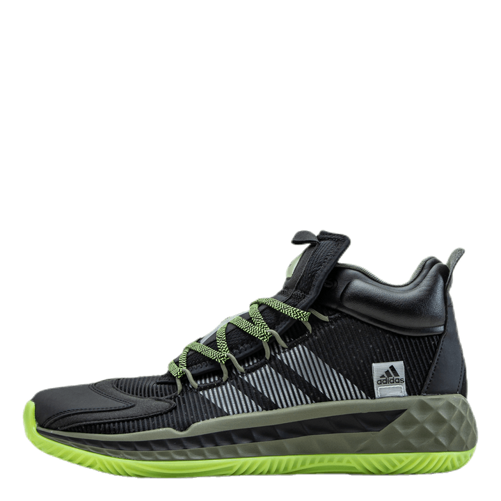 Pro Boost Mid Shoes Core Black / Cloud White / Legacy Green