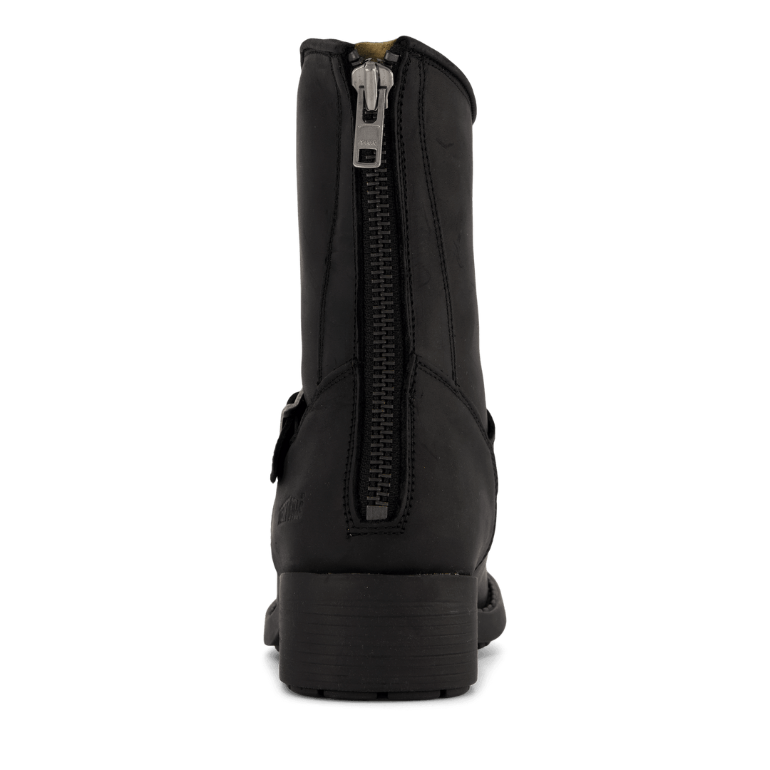 Low Boot Zip Back Black/Silver