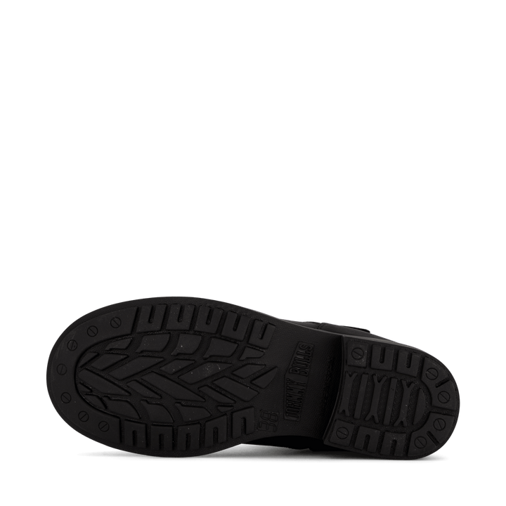 Low Boot Zip Back Black/Silver