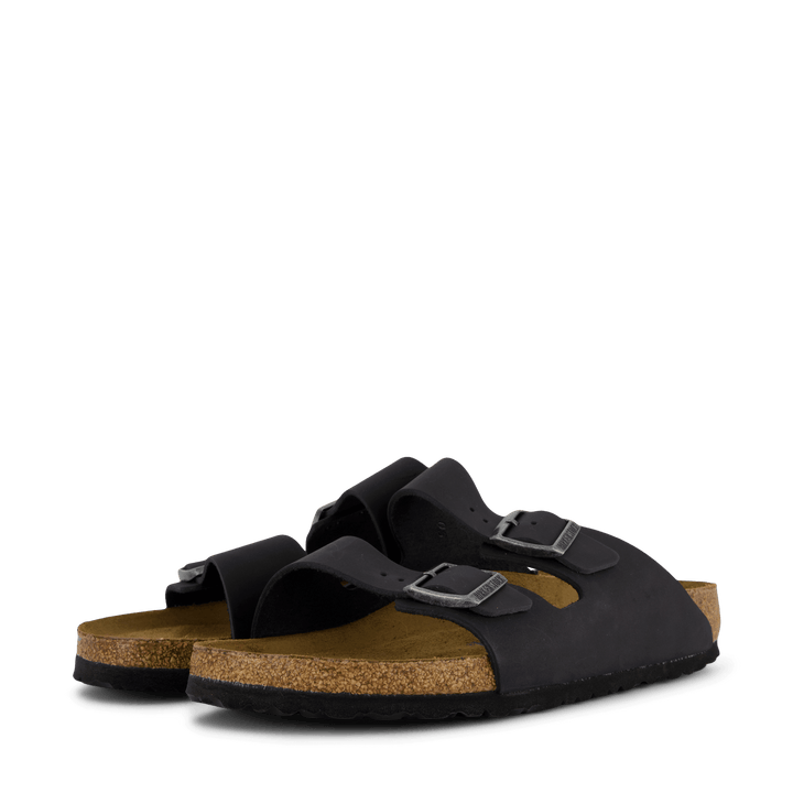 Arizona Soft Footbed Narrow Black Oiled Leather