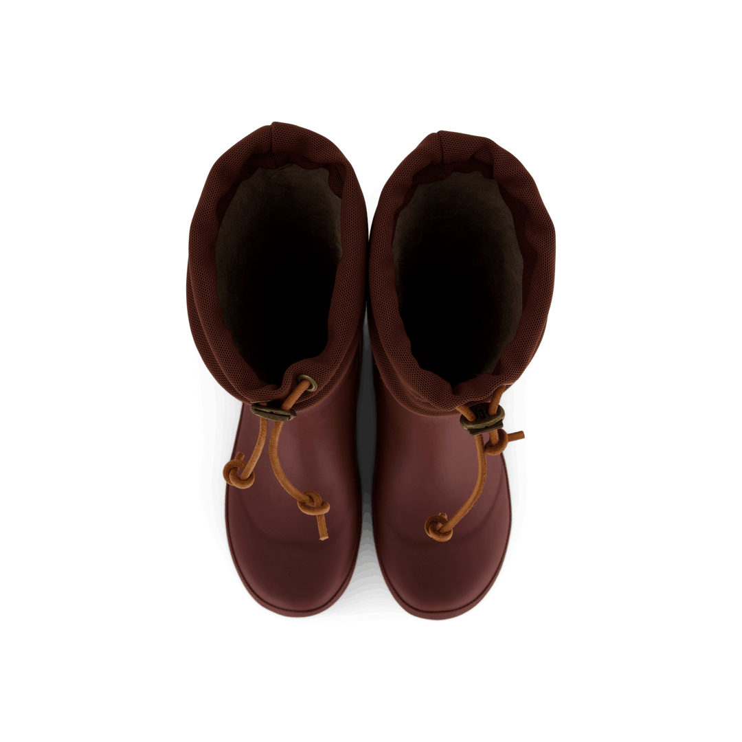 Rubber Boot Winter Thermo Bordeaux