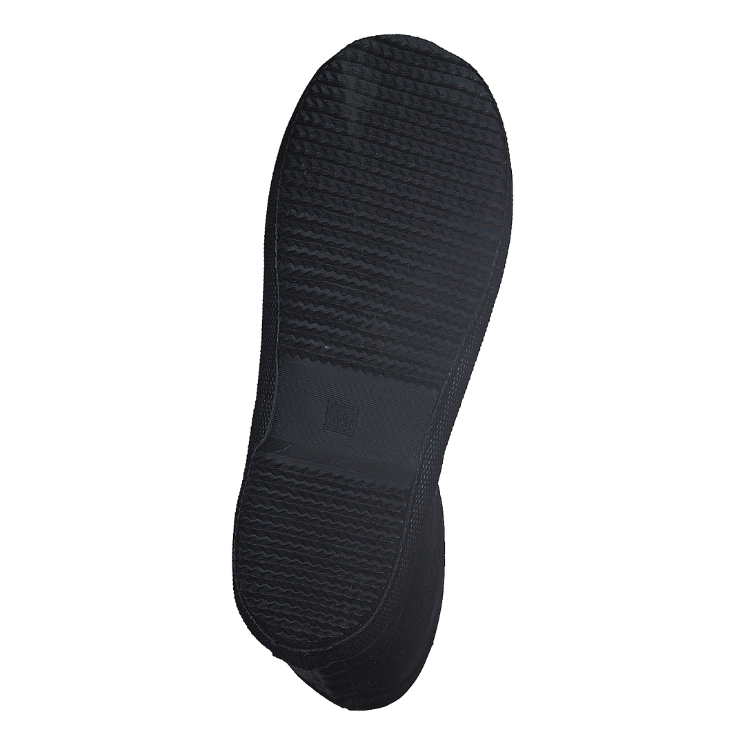 Rubber Boot Winter Thermo Glitter Black