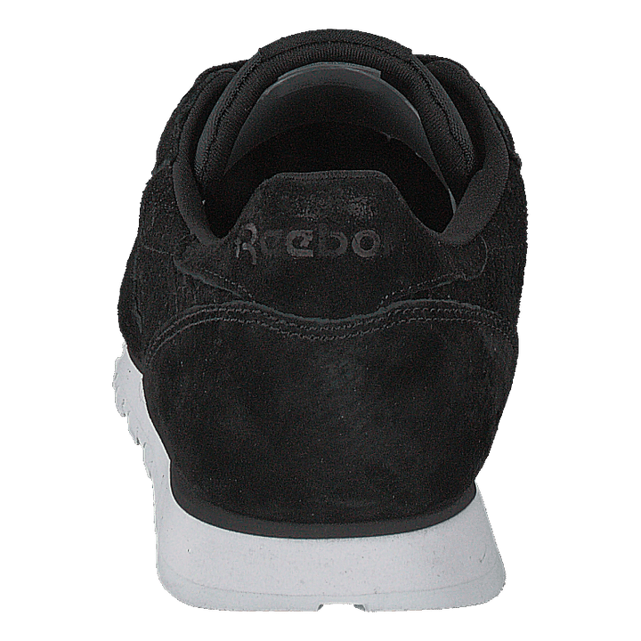 Cl Lthr Woven EMB Black/White