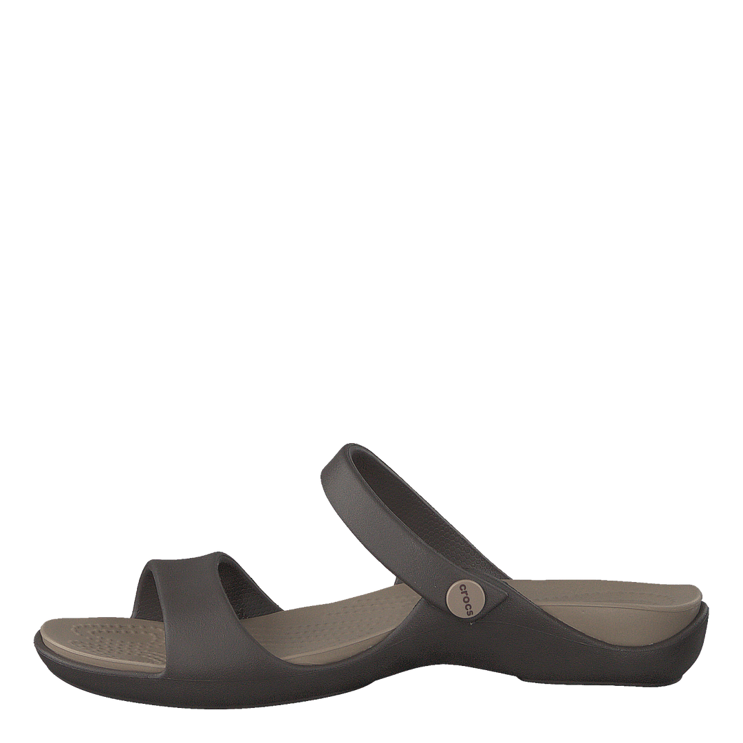 Cleo V Sandal Women Espresso/mushroom