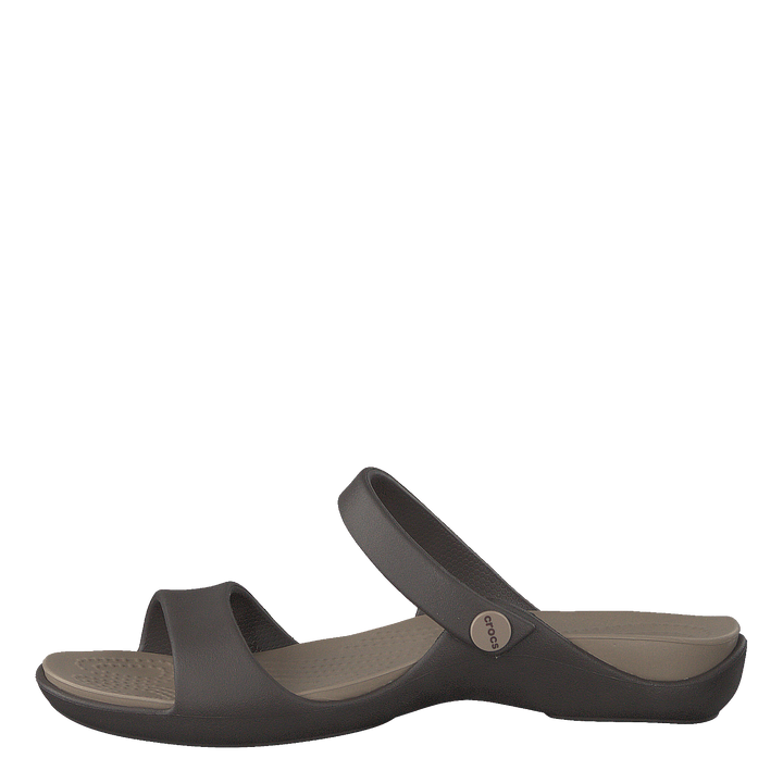Cleo V Sandal Women Espresso/mushroom