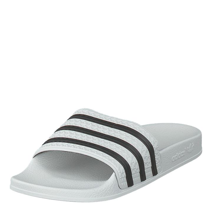 Adilette White/cblack/white