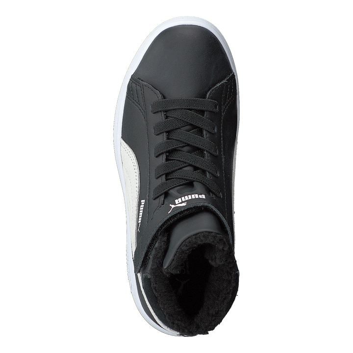 Puma Smash V2 Mid L Fur V Ps Puma Black-puma White