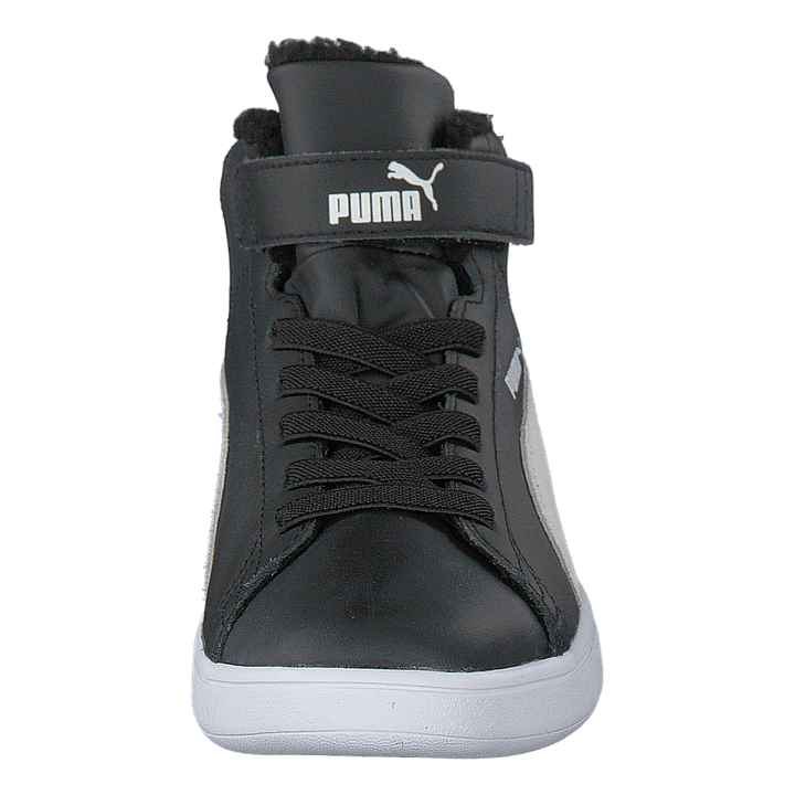 Puma Smash V2 Mid L Fur V Ps Puma Black-puma White