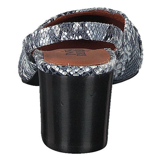 Monaco Slingbacks Blue Snake