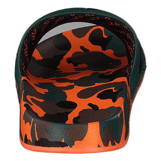 Superdry Aop Beach Slide Khaki/black/orange