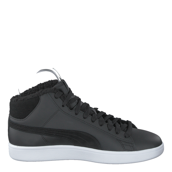 Puma Smash V2 Mid Wtr L Puma Black-dark Shadow- White