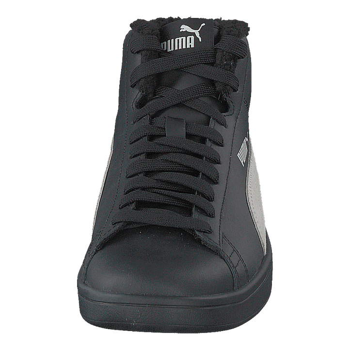Puma Smash V2 Mid L Fur Jr Puma Black-whisper White