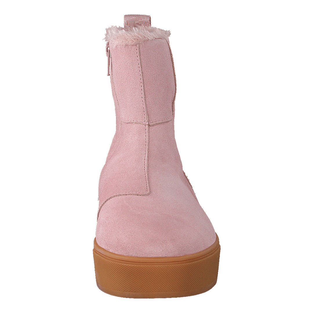Suede Pile Boot Soft Pink