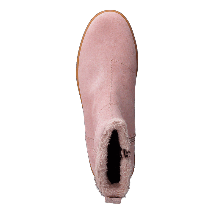 Suede Pile Boot Soft Pink