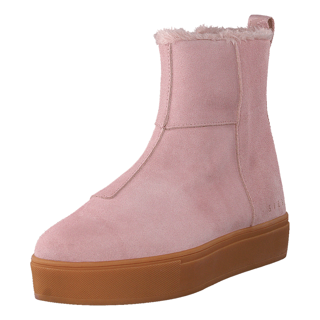 Suede Pile Boot Soft Pink