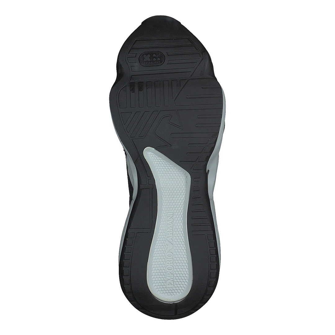 Lace Up Sneaker R540 Black+black+gunmetal