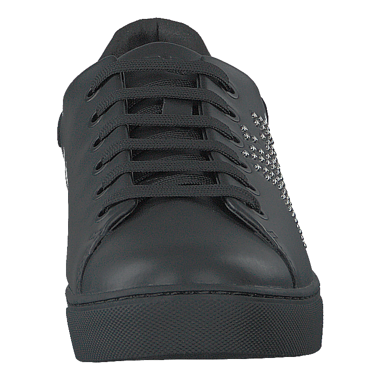 Lace Up Sneaker B168 Black+silver