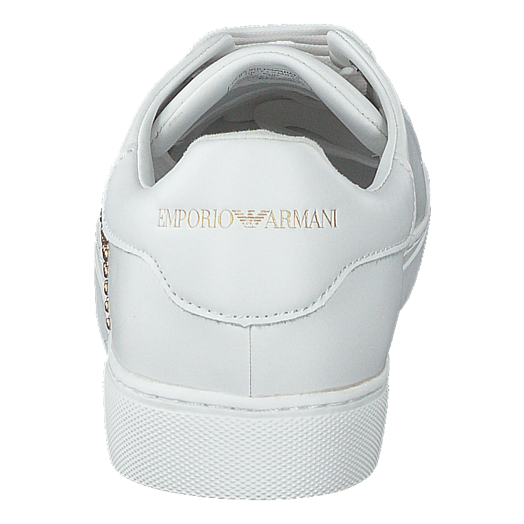 Lace Up Sneaker R579 White+gold