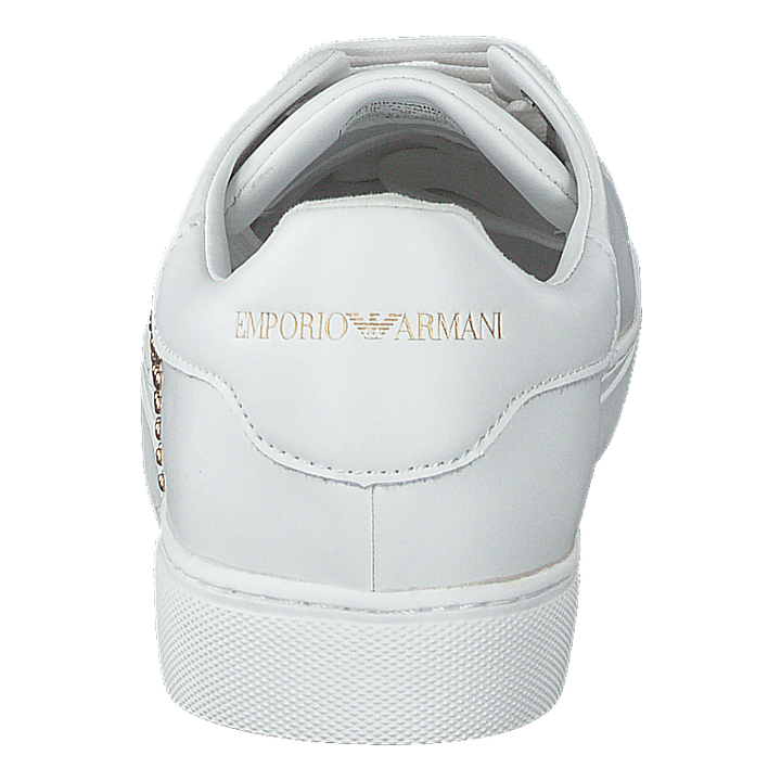 Lace Up Sneaker R579 White+gold