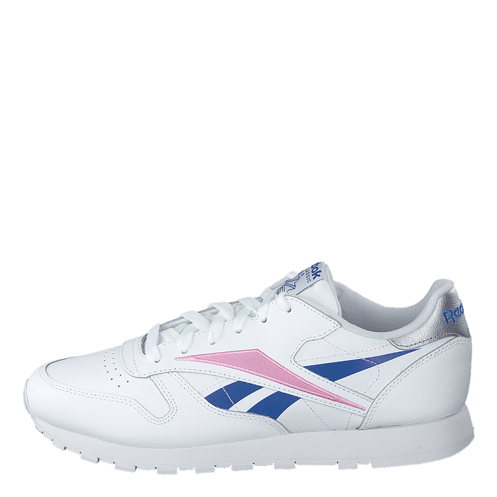 Cl Lthr White/humble Blue/jasmine Pink