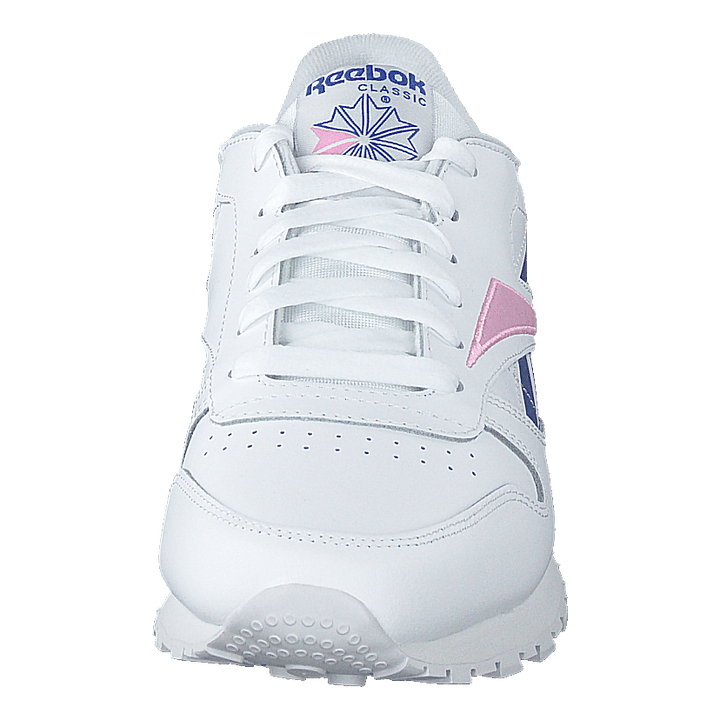Cl Lthr White/humble Blue/jasmine Pink