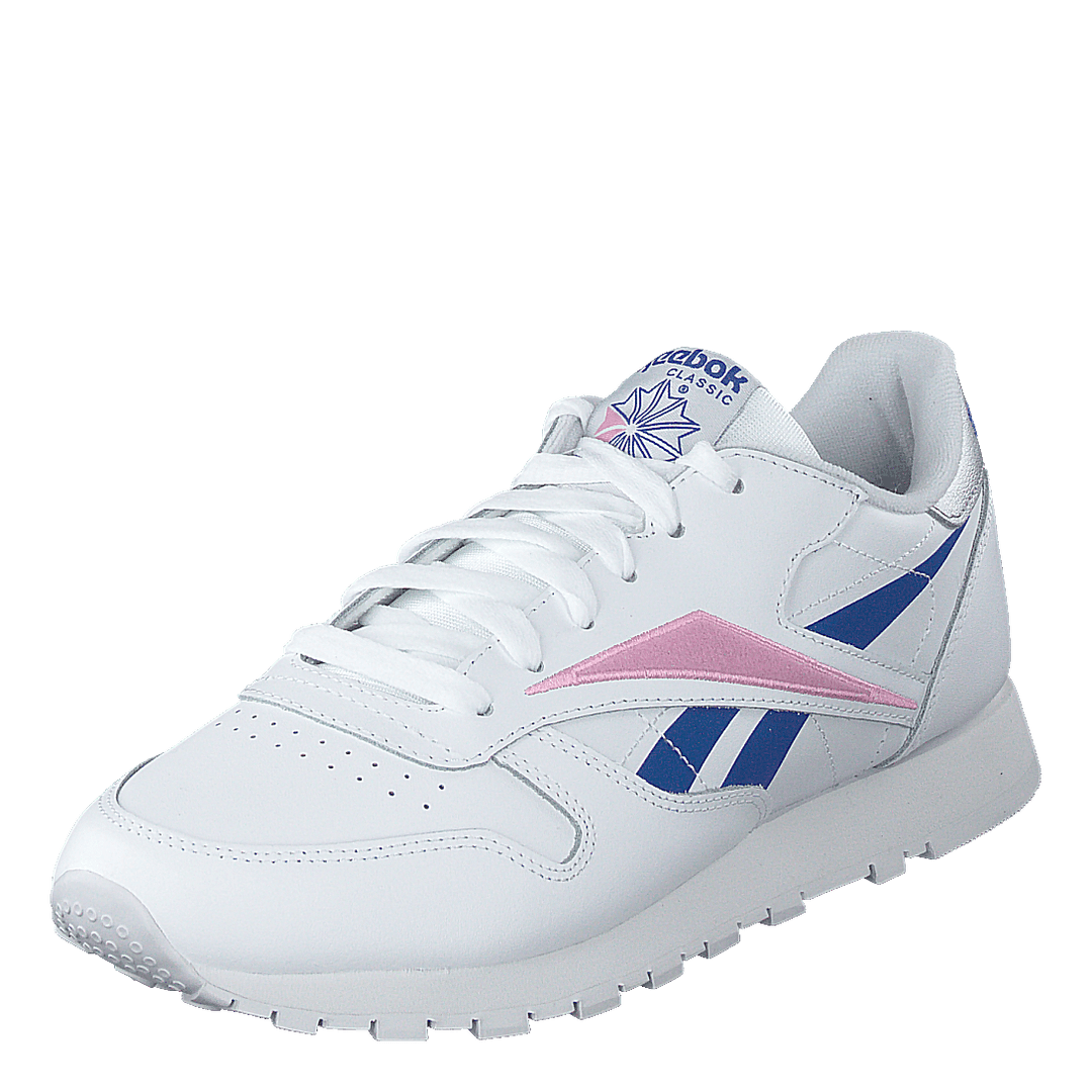 Cl Lthr White/humble Blue/jasmine Pink