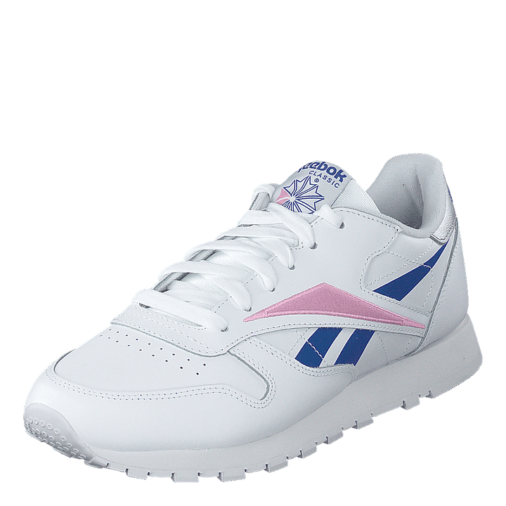 Cl Lthr White/humble Blue/jasmine Pink