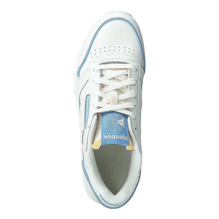 Cl Lthr Chalk/chalk/washed Indigo