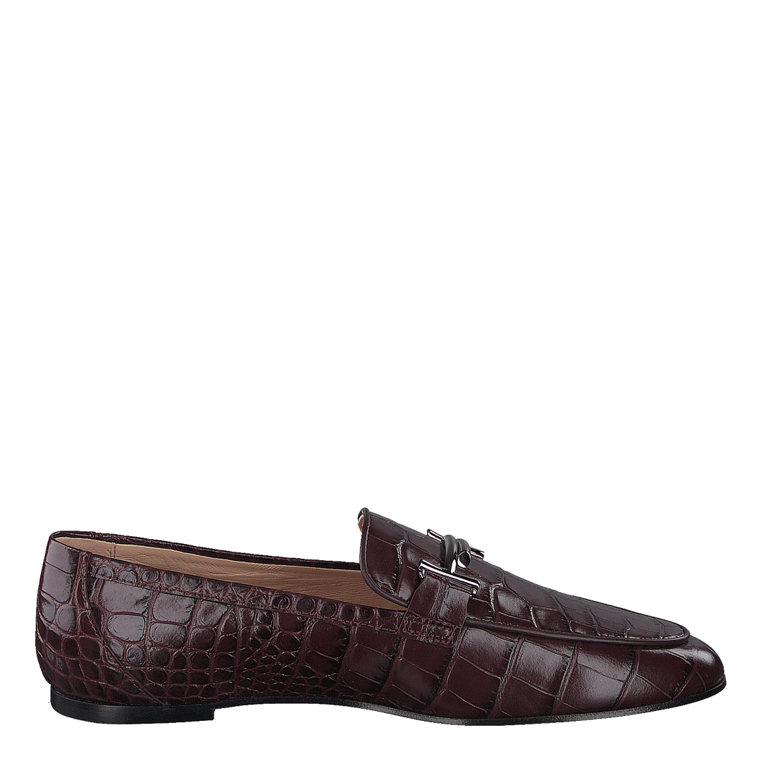 Gommini Double T Brown Printed Reptile