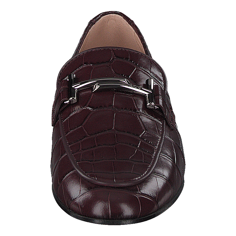 Gommini Double T Brown Printed Reptile