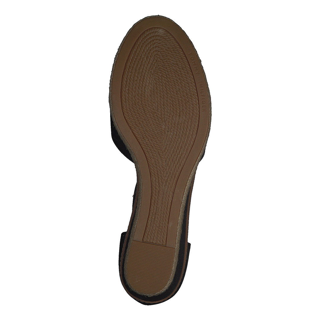 Basic Closed Toe Mid Wedge Black Bds