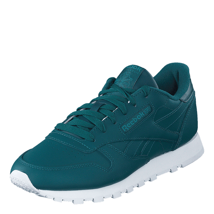 Classic Leather Hertea/White/Seatea