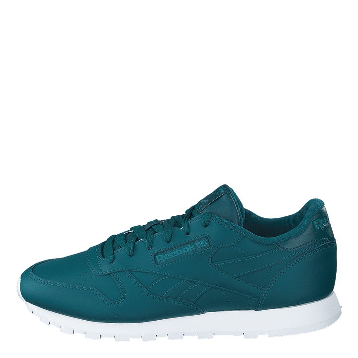 Classic Leather Hertea/White/Seatea