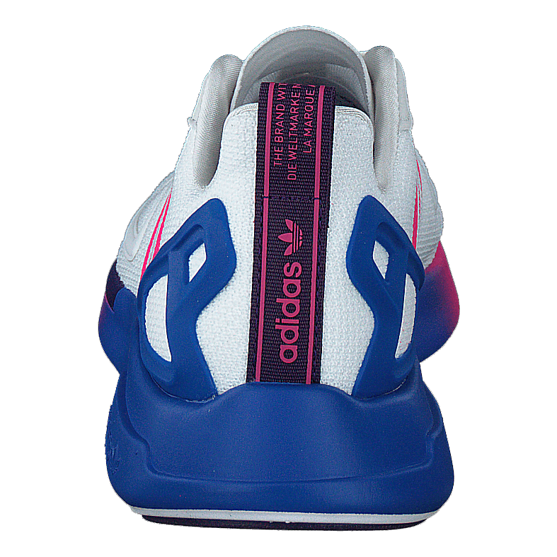 Zx 2k Flux W Crystal White/shock Pink/blue