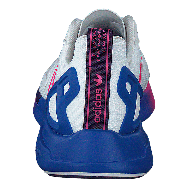 Zx 2k Flux W Crystal White/shock Pink/blue