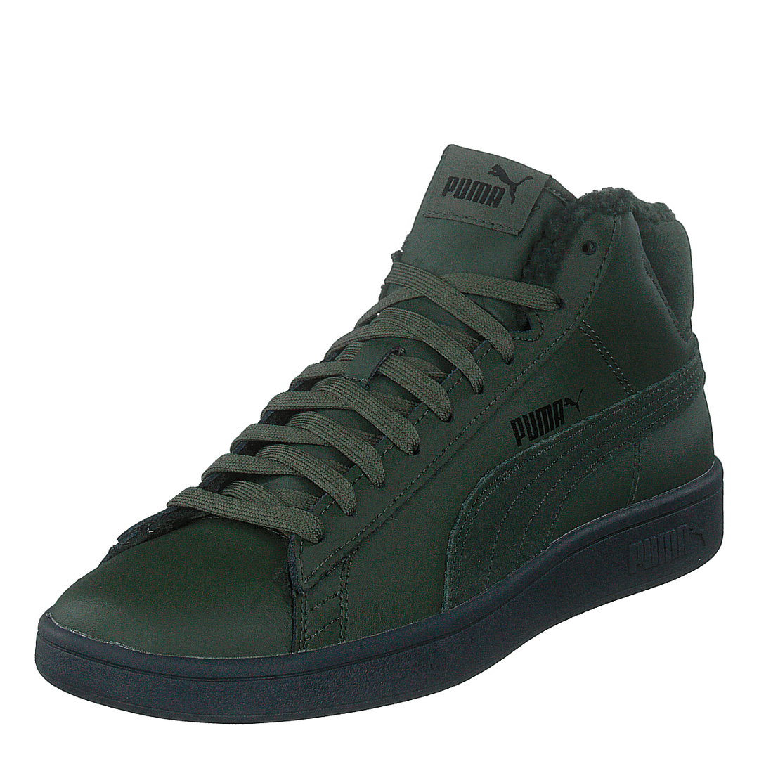 Puma Smash V2 Mid Wtr L Dark Green/Black