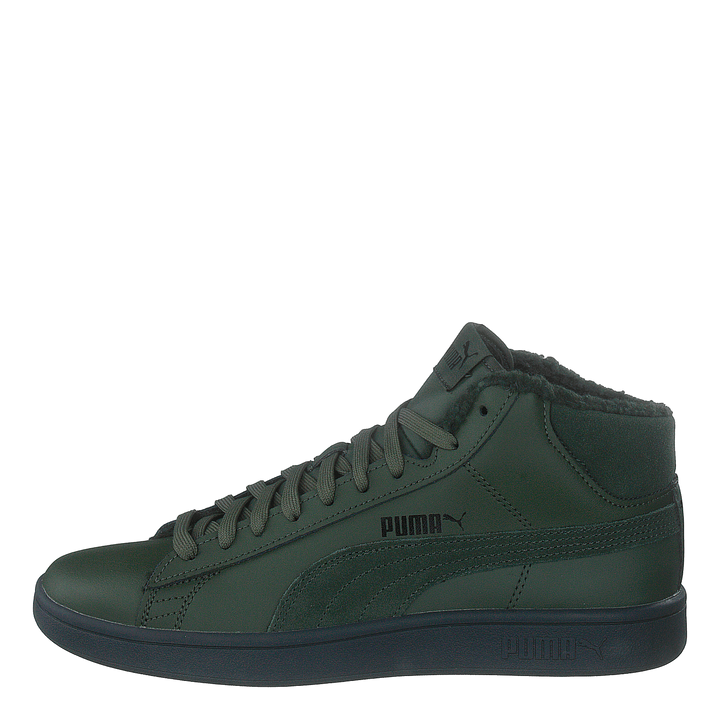 Puma Smash V2 Mid Wtr L Dark Green/Black