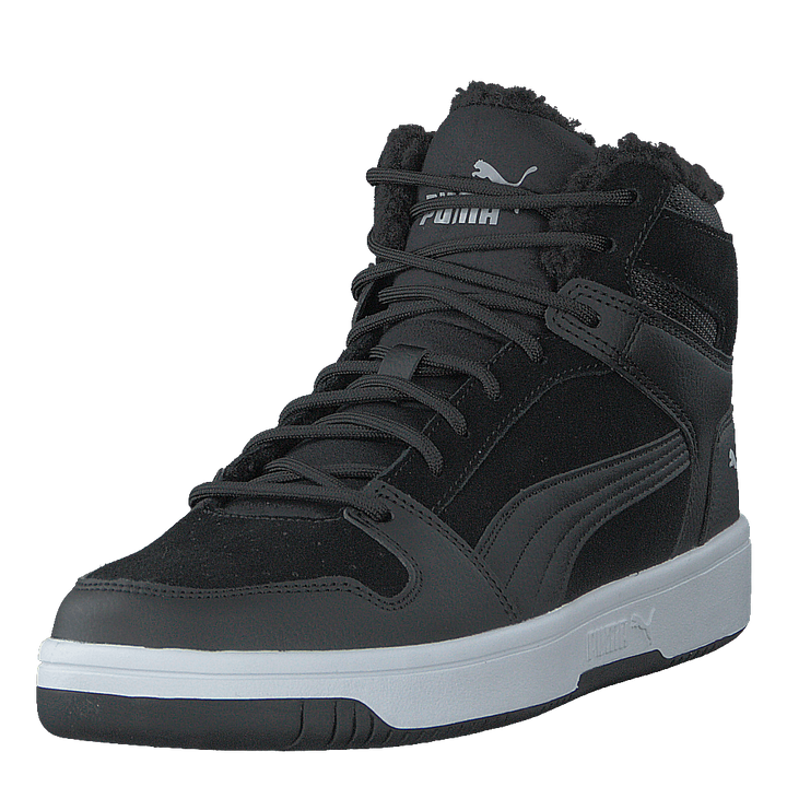 Puma Rebound Layup Fur Sd Jr Puma Black-puma White