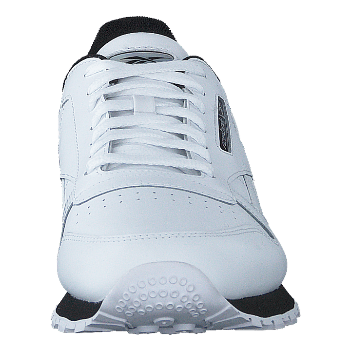 Cl Leather Mu White/black/silvmt