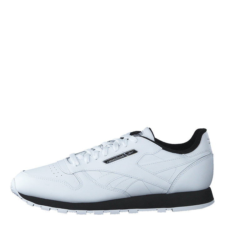 Cl Leather Mu White/black/silvmt