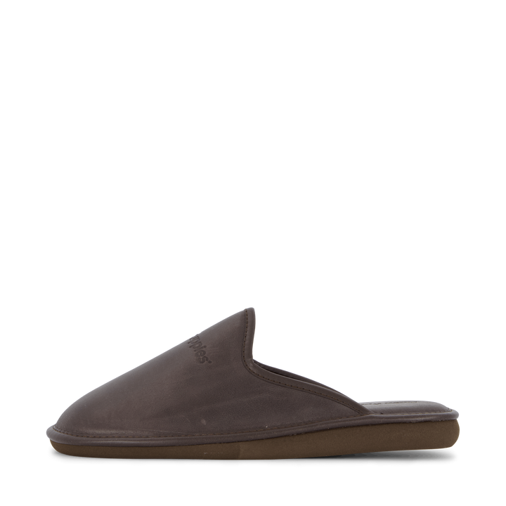 Leather Slipper Brown